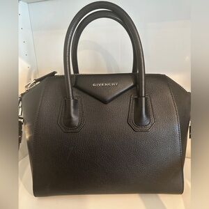Givenchy Antigona Small Size Black with Silver Hardware